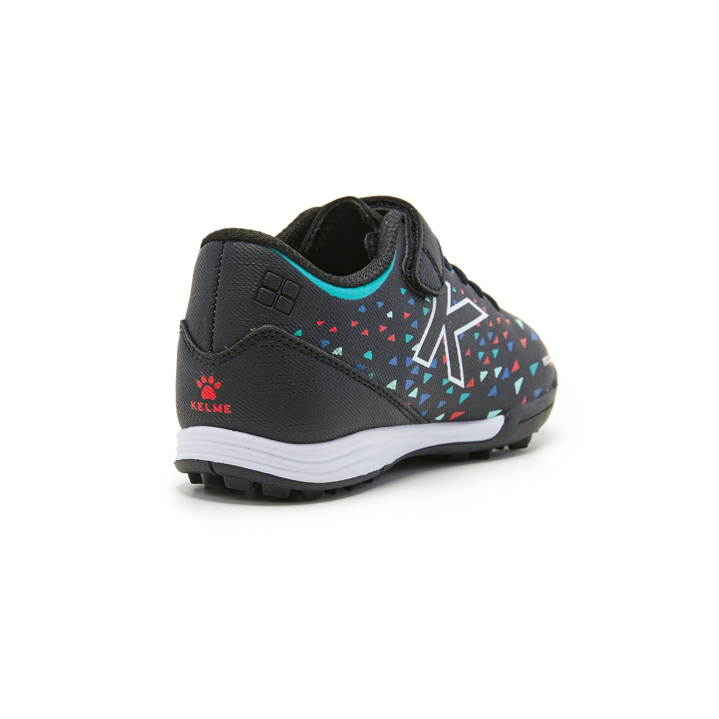 Goleiro Elastic 5G Turf Junior Soccer Shoes - Black