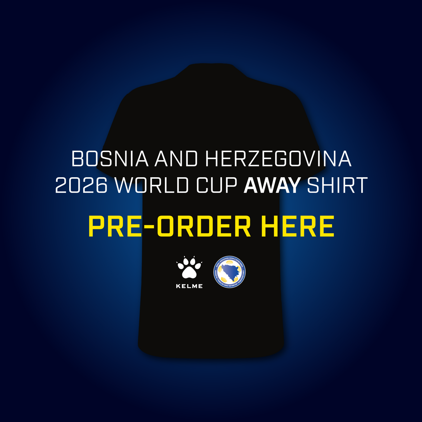 Bosnia and Herzegovina 2026 Away Fan Shirt
