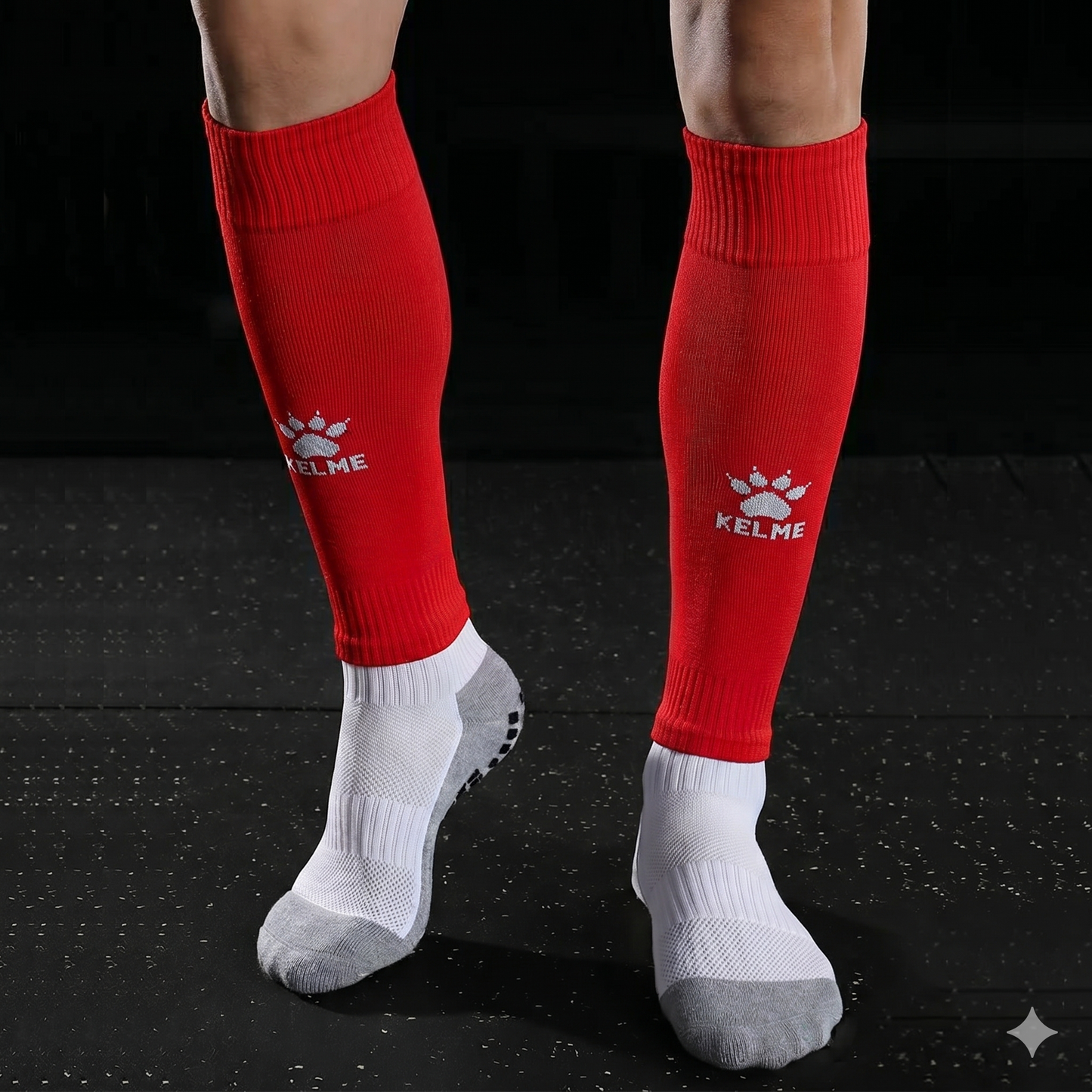 Kelme Football Sock Sleeves - Red
