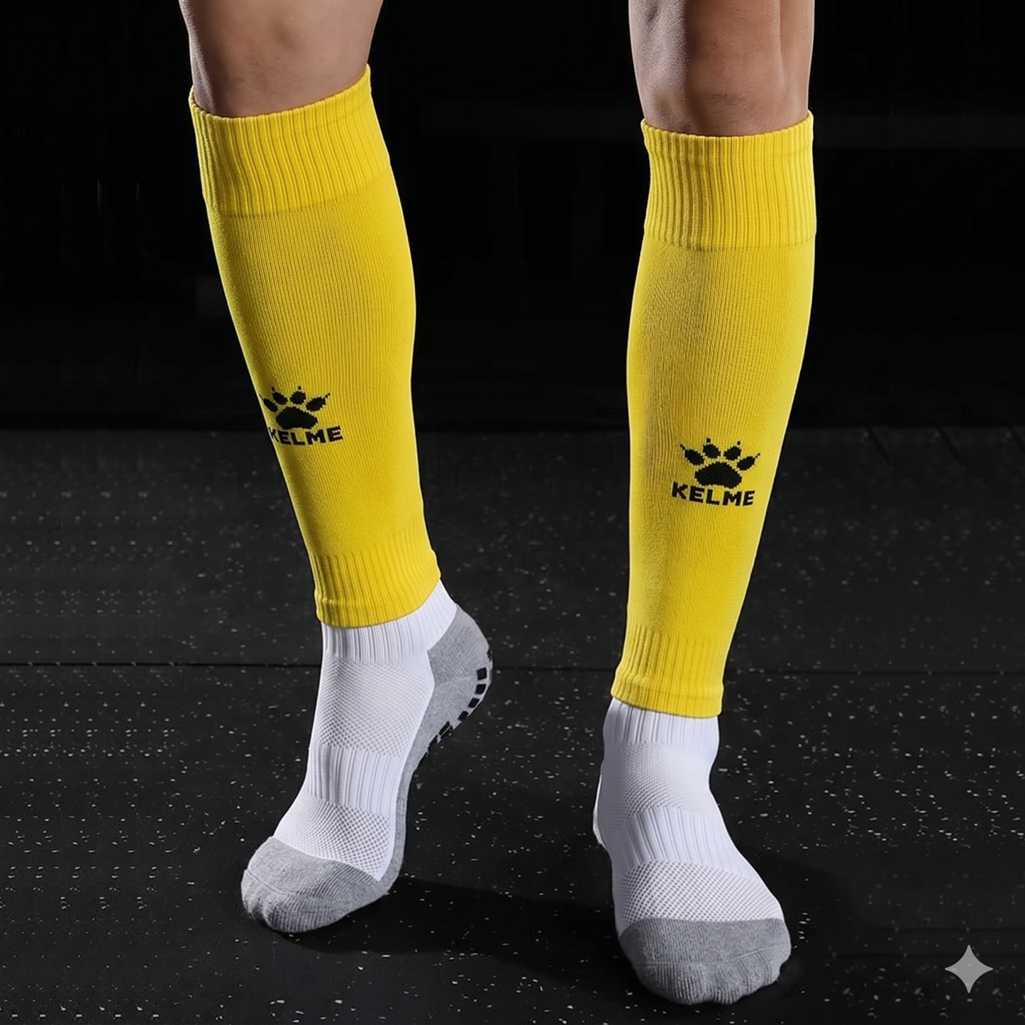 Kelme Football Sock Sleeves - Yellow