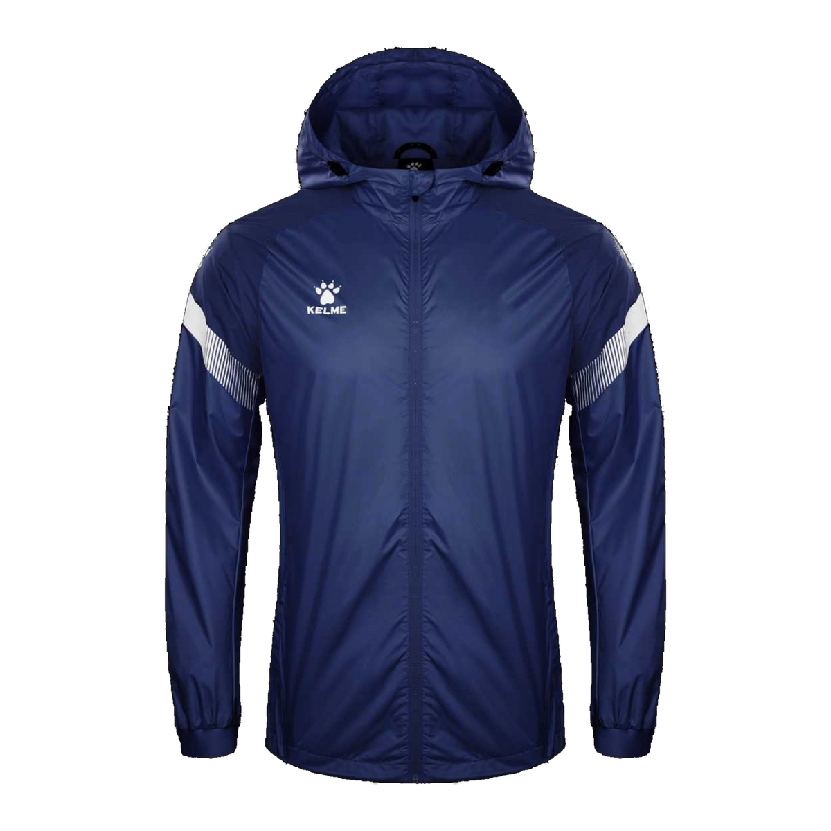 Warrior Adult Rain Jacket - Navy/White