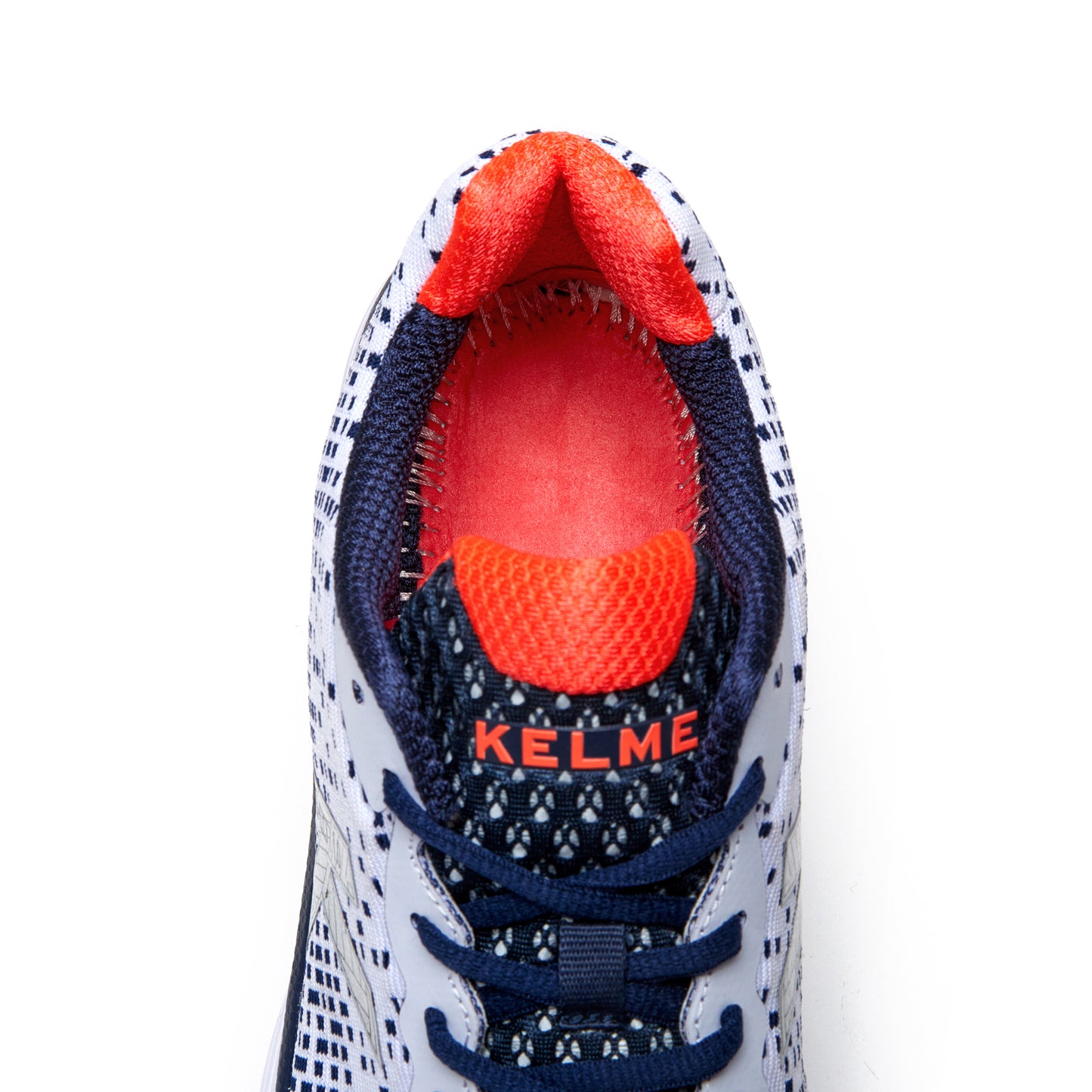 K Cushion 1.0 Knit Running Shoes- White/Navy