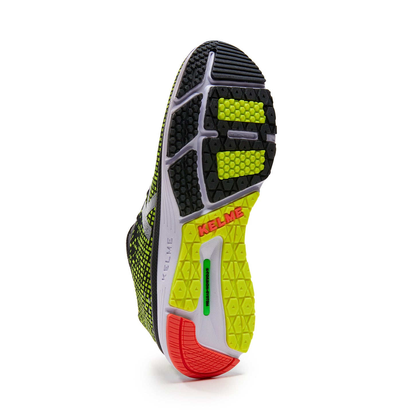 K Cushion 1.0 Knit Running Shoes- Black/Yellow