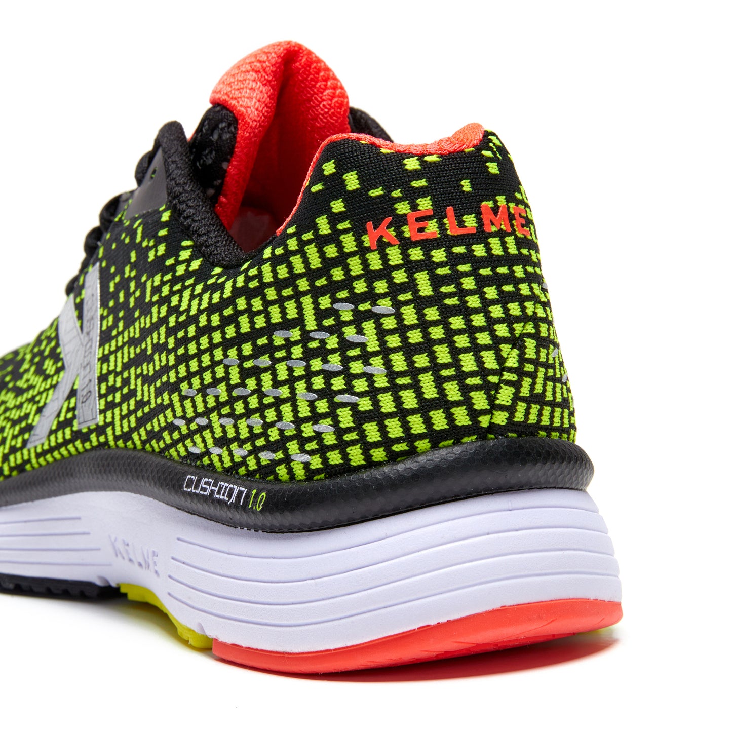 K Cushion 1.0 Knit Running Shoes- Black/Yellow