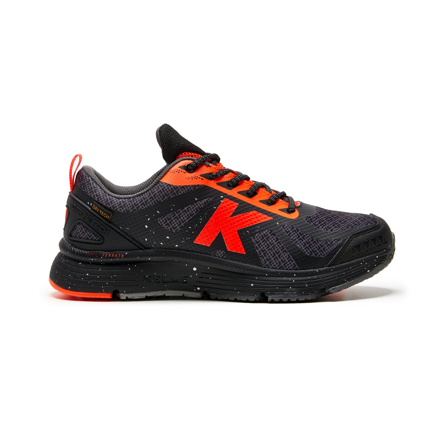 Cushion Travel Shoe Shoe- Black/Orange