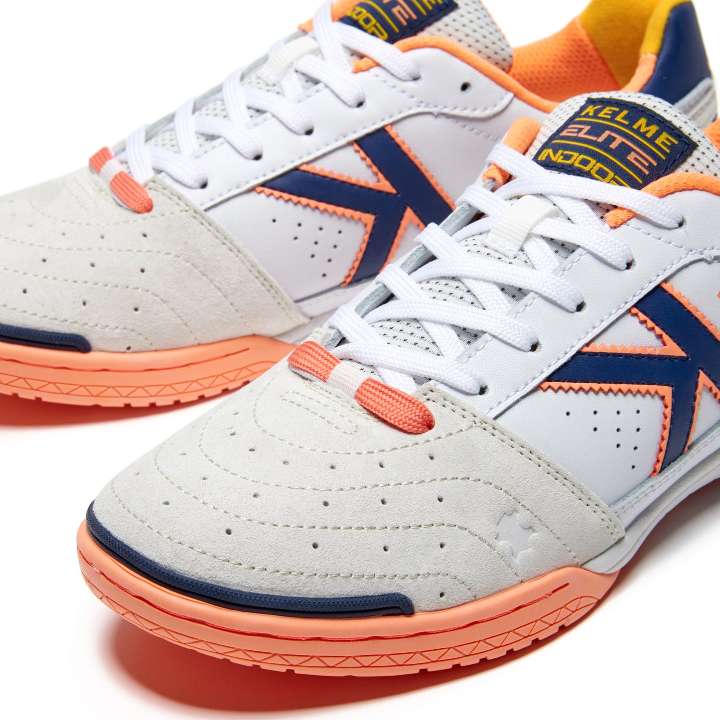 Elite Shoe- White/Orange