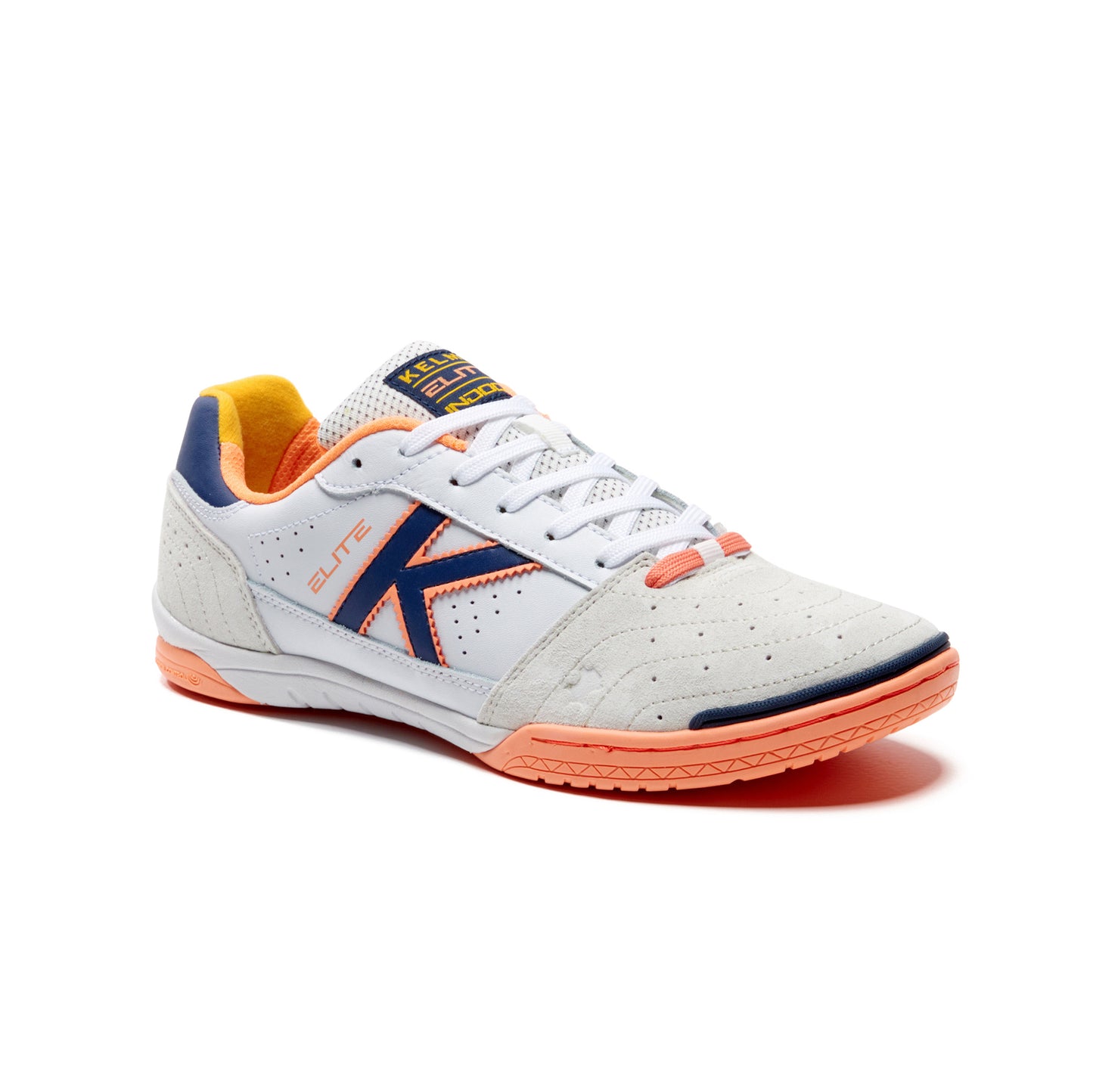 Elite Shoe- White/Orange