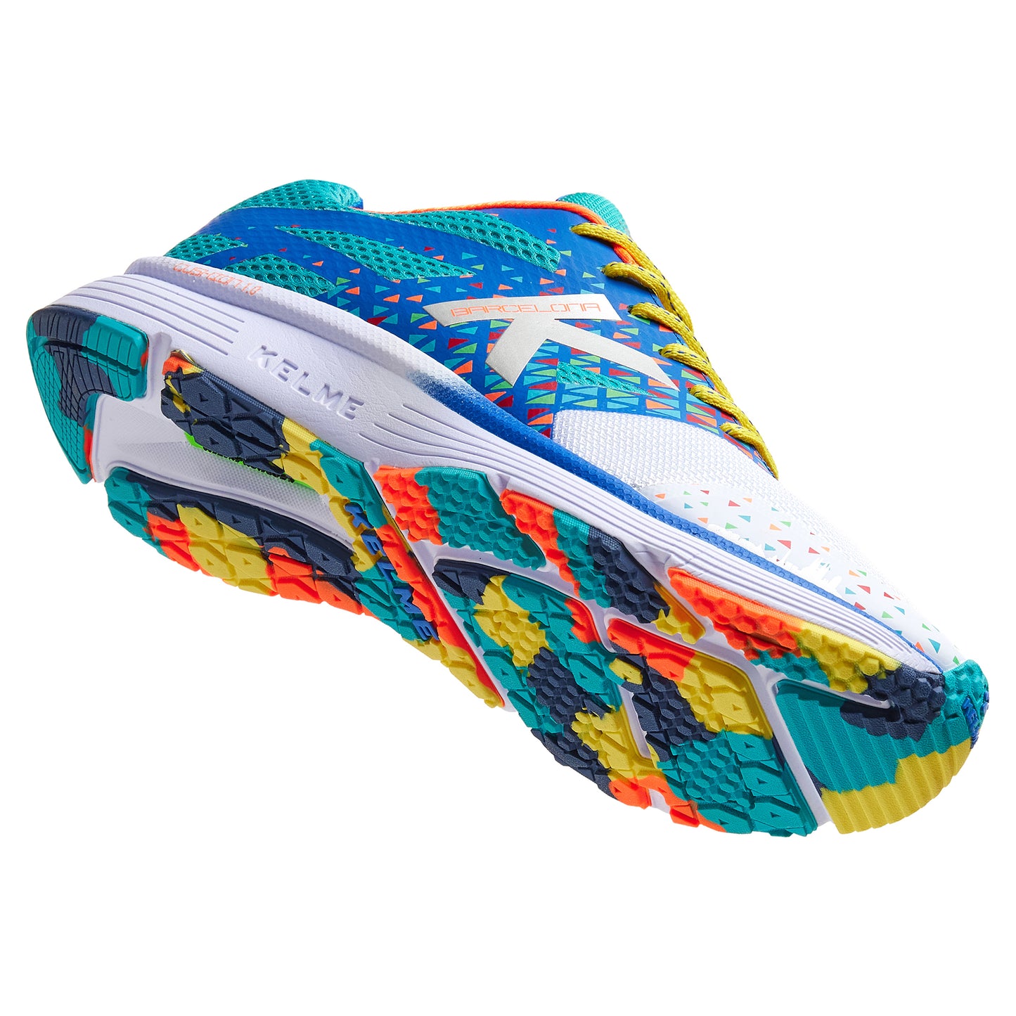 Barcelona Running Shoes- White/Shadow Blue