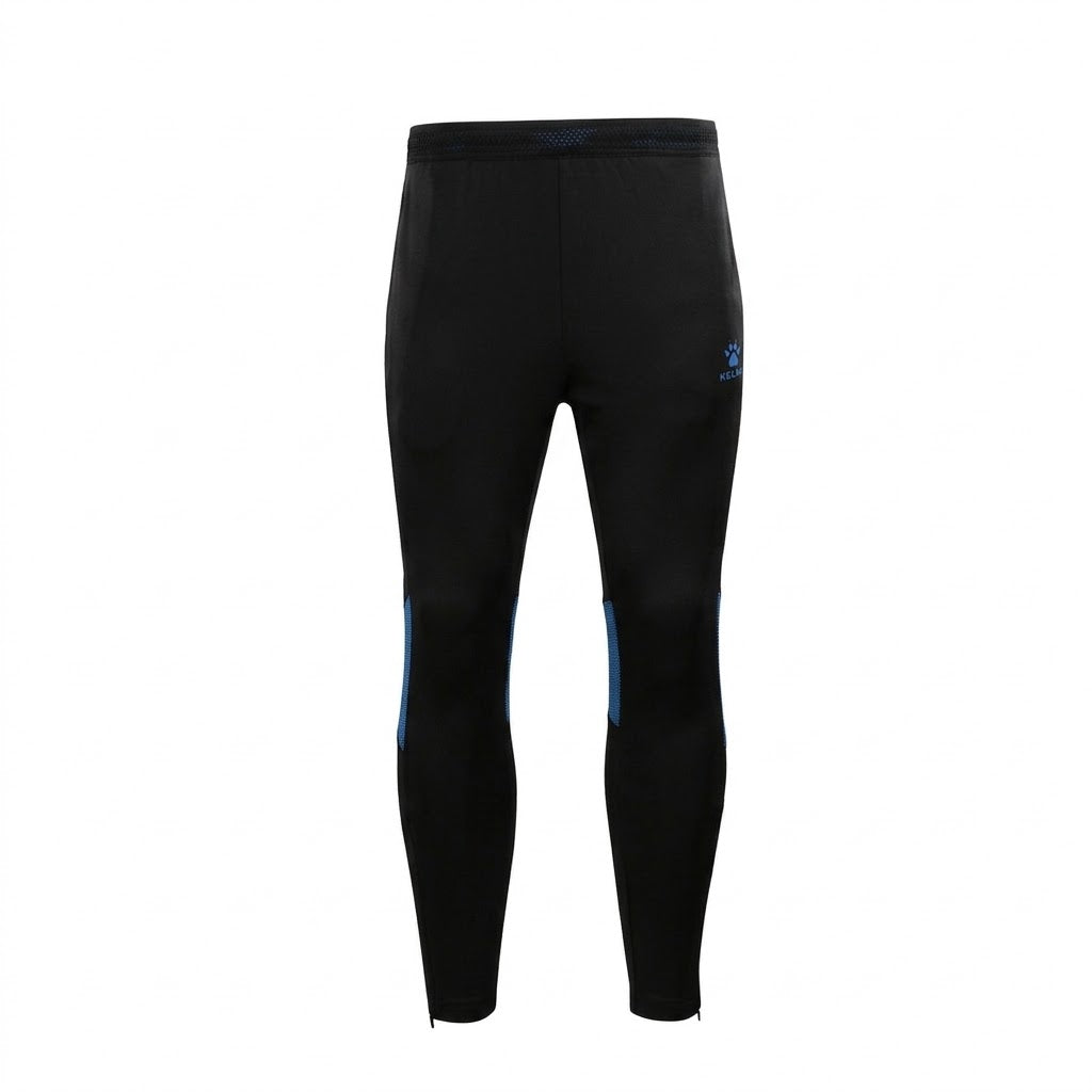 Montes Junior Training Pants - Black/Neon Blue