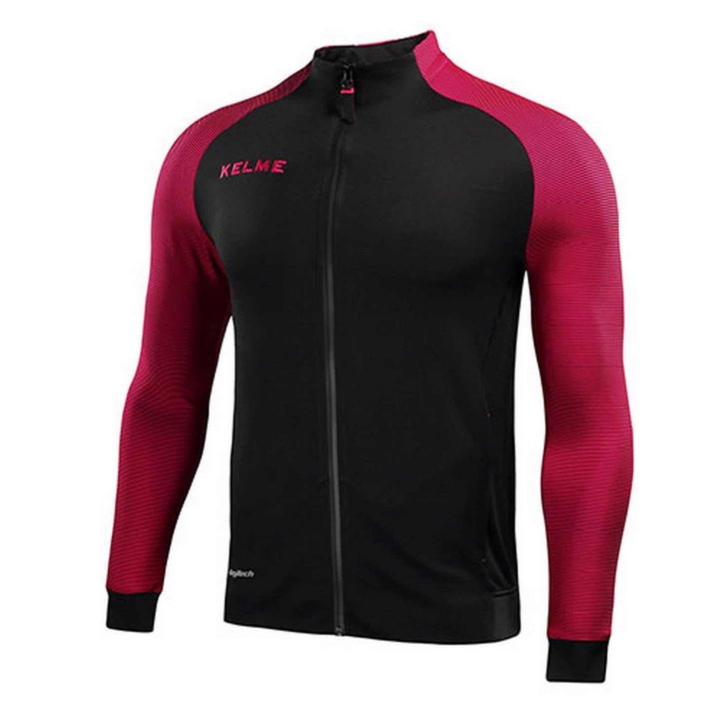 Montes Training Track Jacket - Dark Blue / Neon Pink