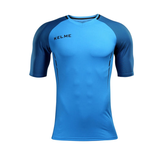 Montes S/S Junior Training T-Shirt - Neon / Black Blue