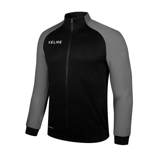 Montes Junior Training Track Jacket - Black / Dark Grey