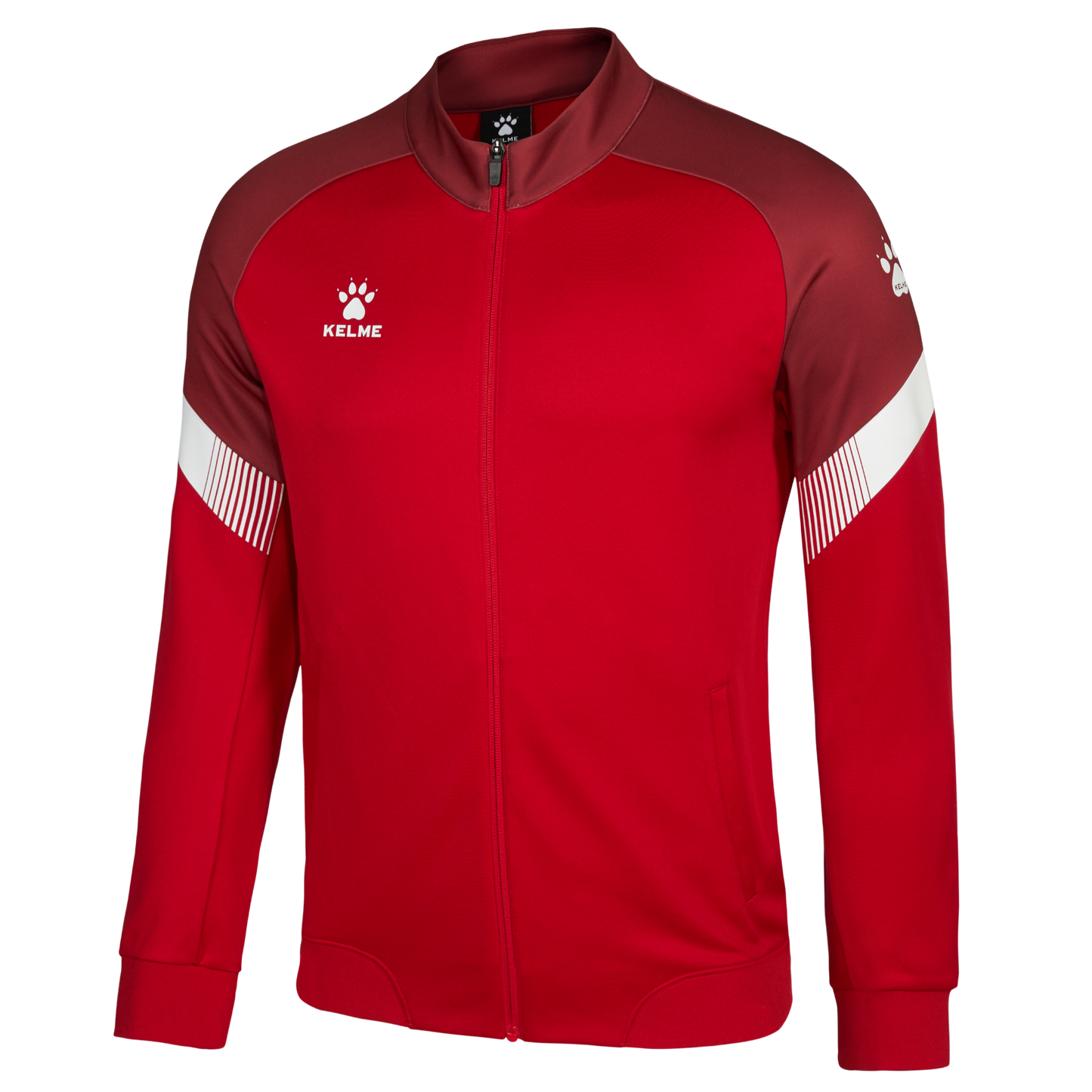 Warrior Full Zip Training Jacket - Red / White