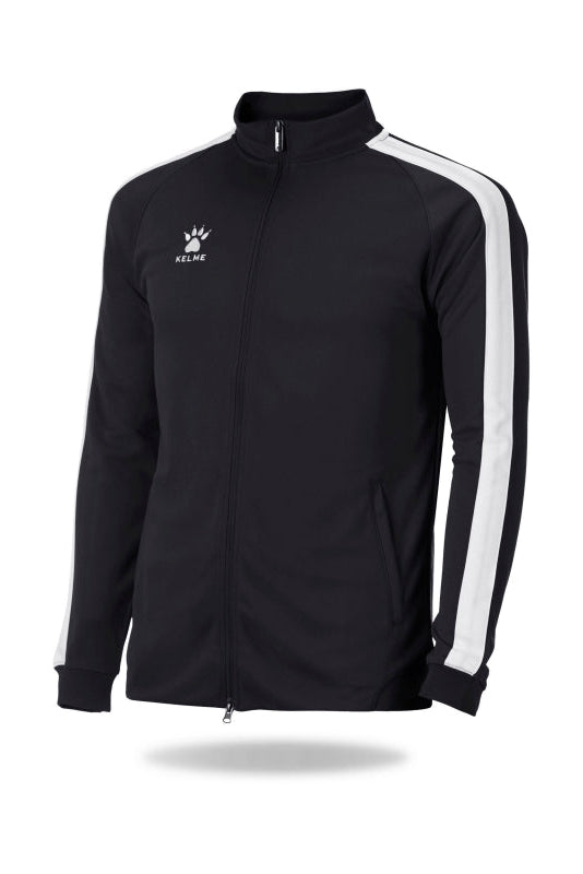 Global Full Zip Track Jacket - Black / White