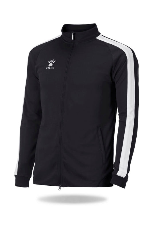 Global Full Zip Track Jacket - Black / White