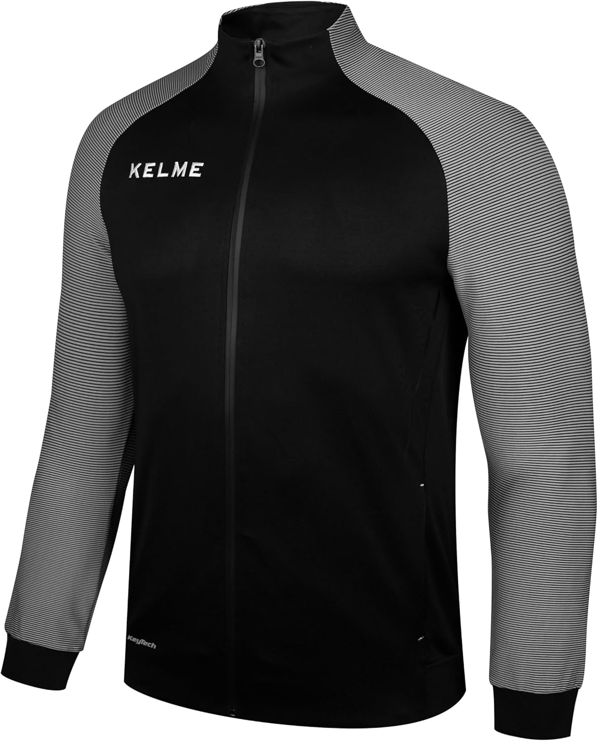 Montes Full Zip Training Pre Match Jacket - Black / Grey