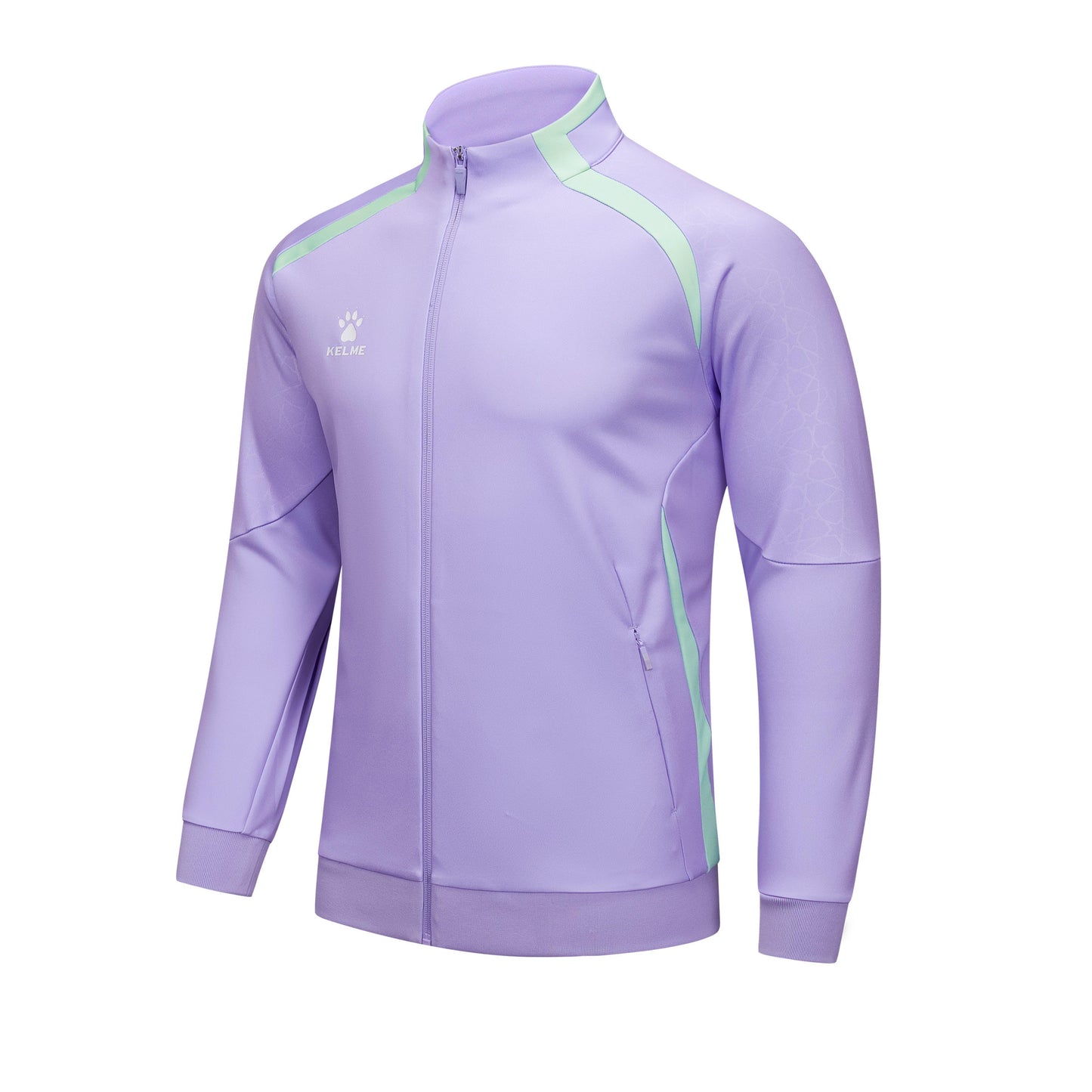 Winter Star High Neck Zip Jacket - Light Purple