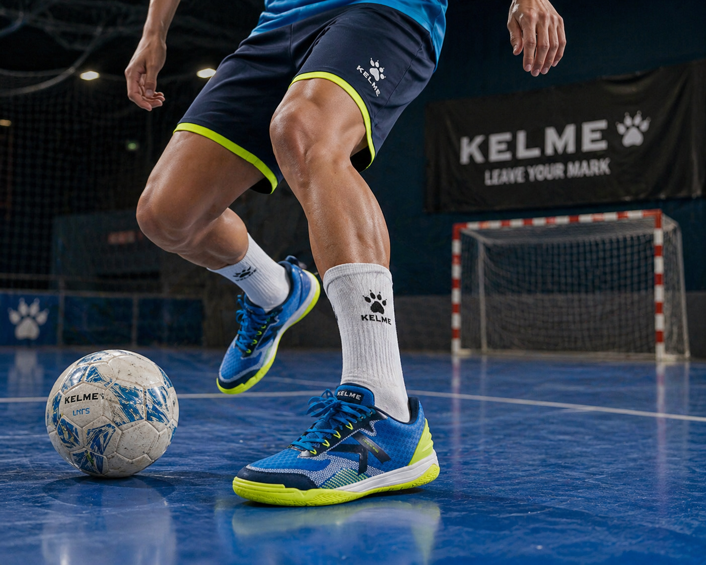 Stiletto Futsal Shoe- Blue