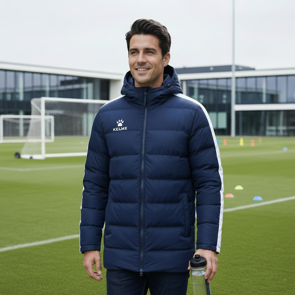 North Parka jacket - Navy / White
