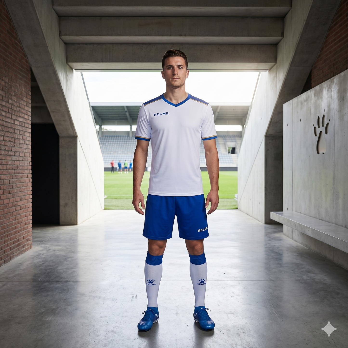 Segovia S/S Football Set - White / Royal