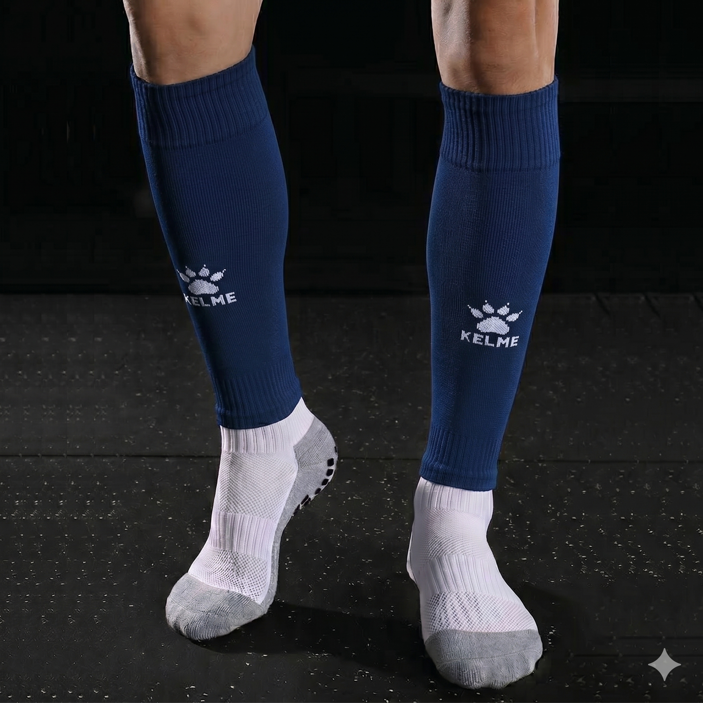 Kelme Football Sock Sleeves - Navy