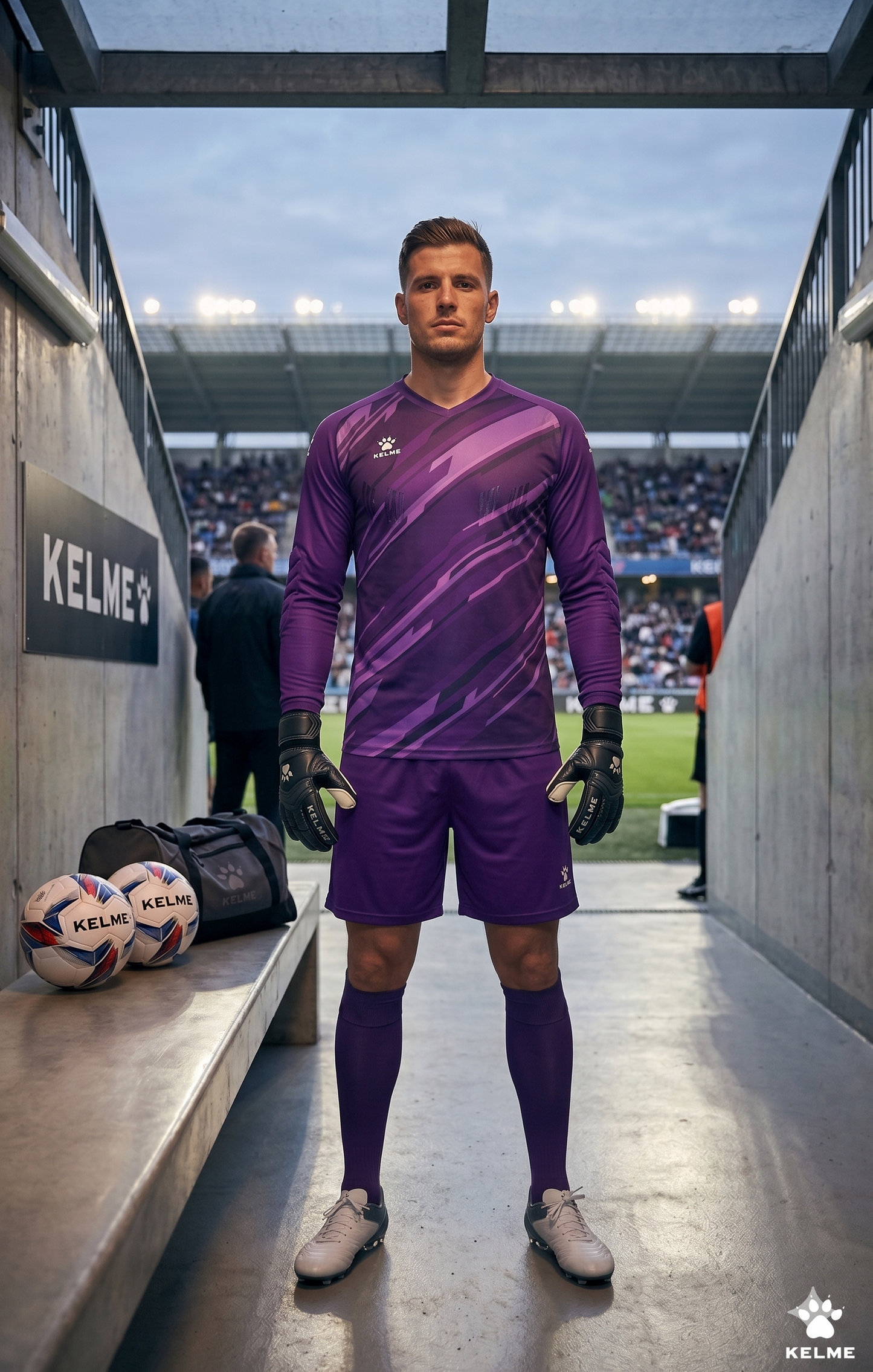 Panther L/S Goalkeeper Full Kit - Purple