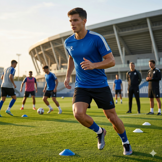 Global Lightweight Training T-Shirt - Royal Blue