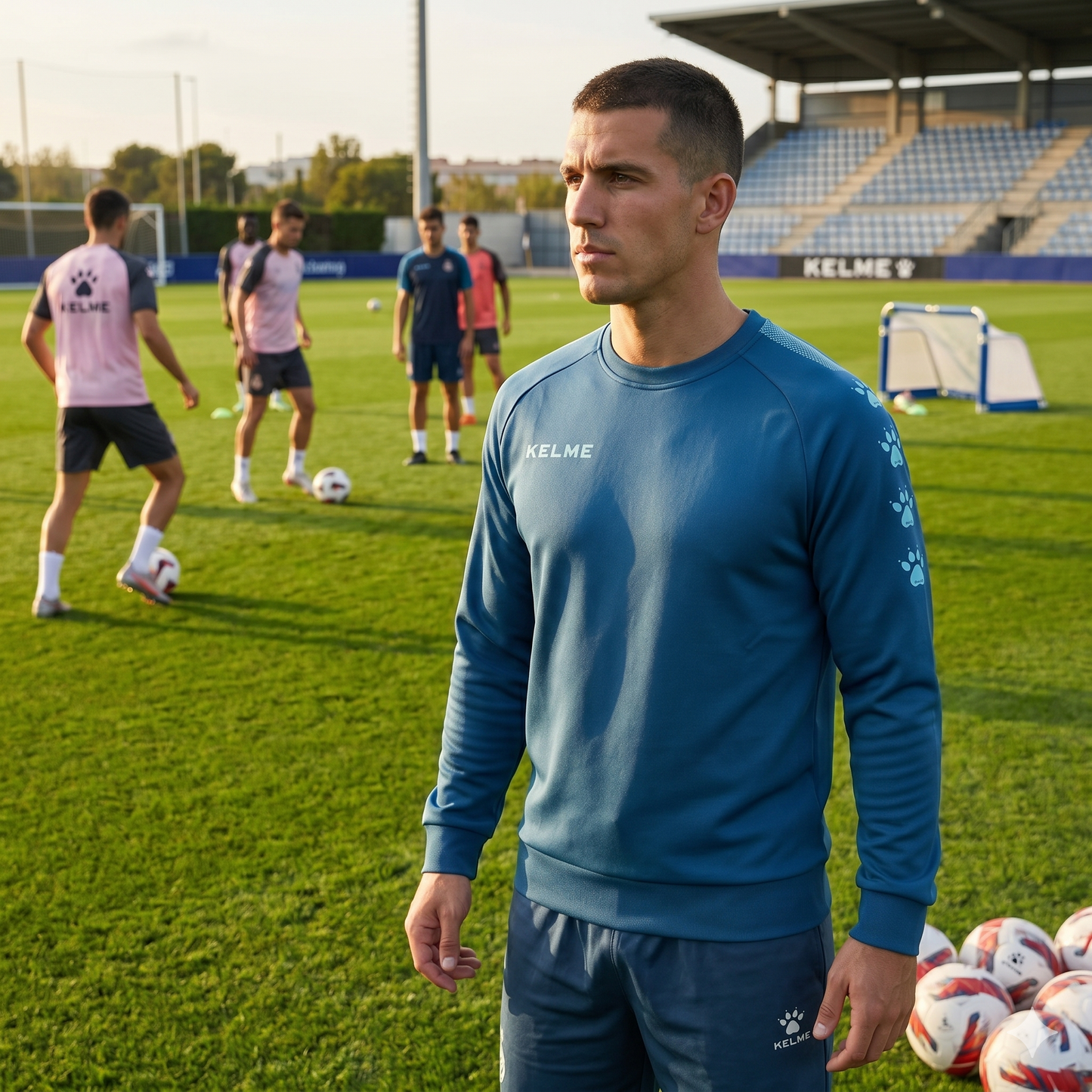 Triton Training Sweatshirt - Blue / Sky Blue