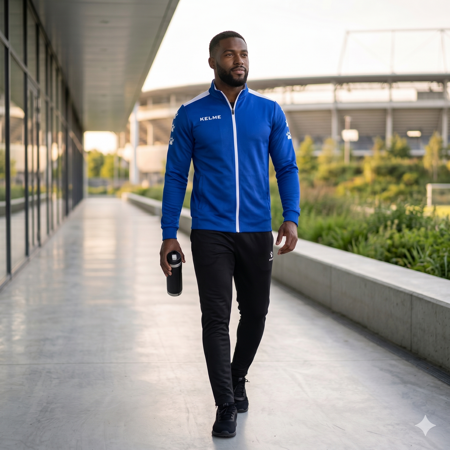 New Lince Full Zip Tracksuit - Royal Blue / White / Black