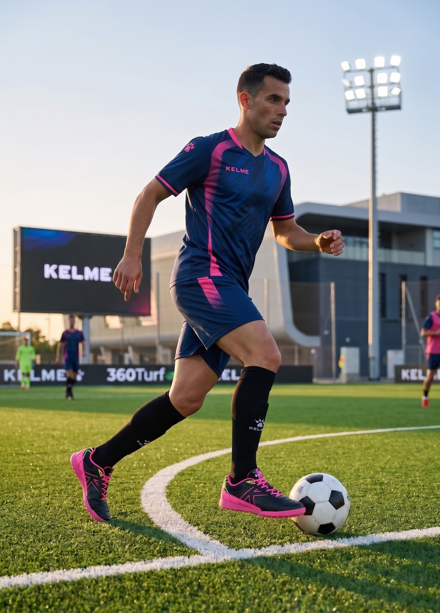 360 5G Turf Soccer Shoe - Black / Pink