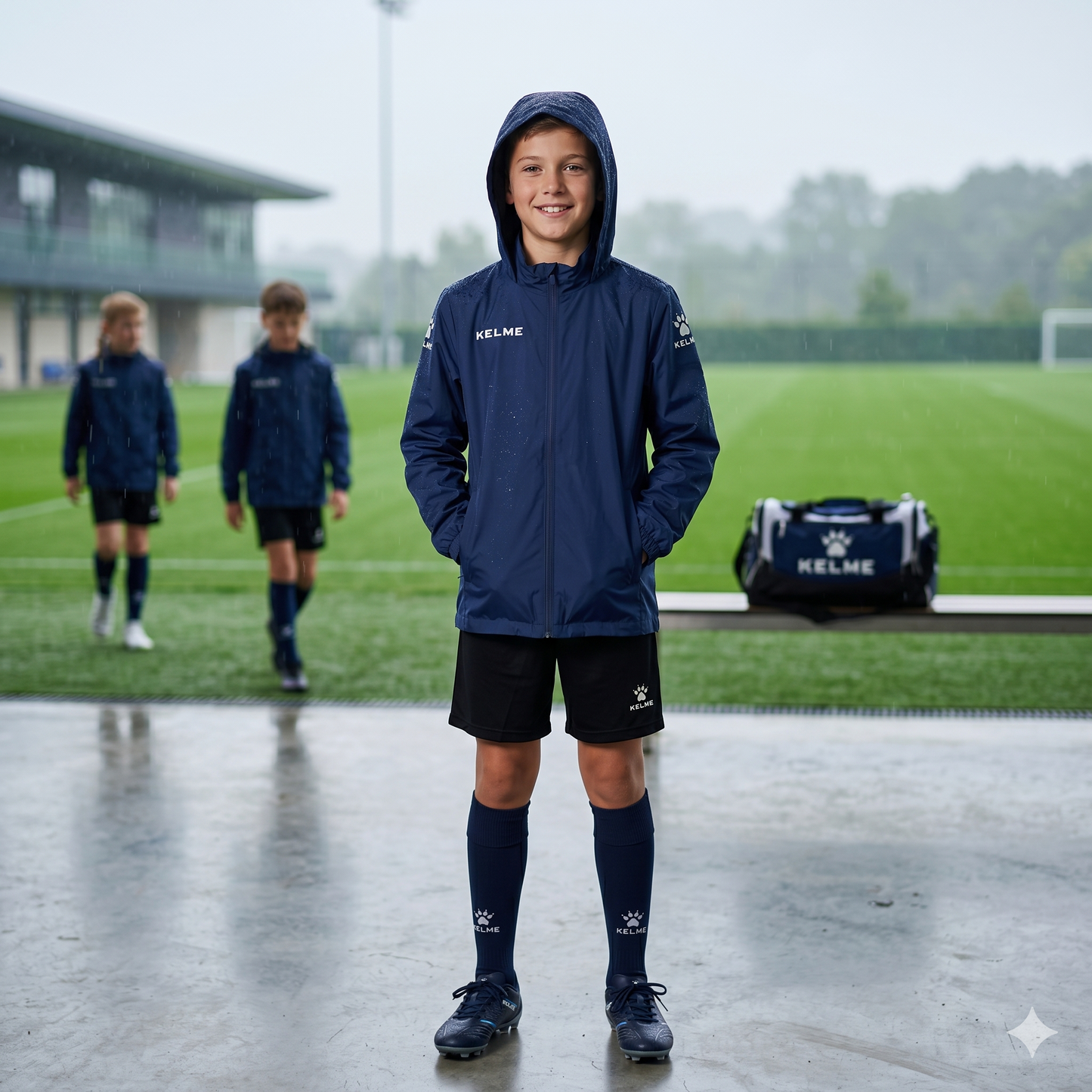 Street Kids Rain Jacket - Navy