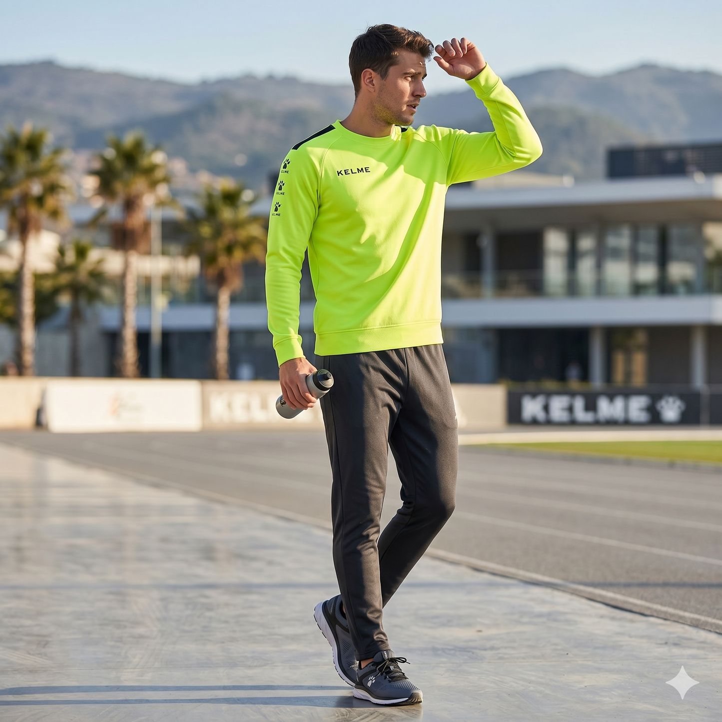 Lince Training Sweatshirt - Lime