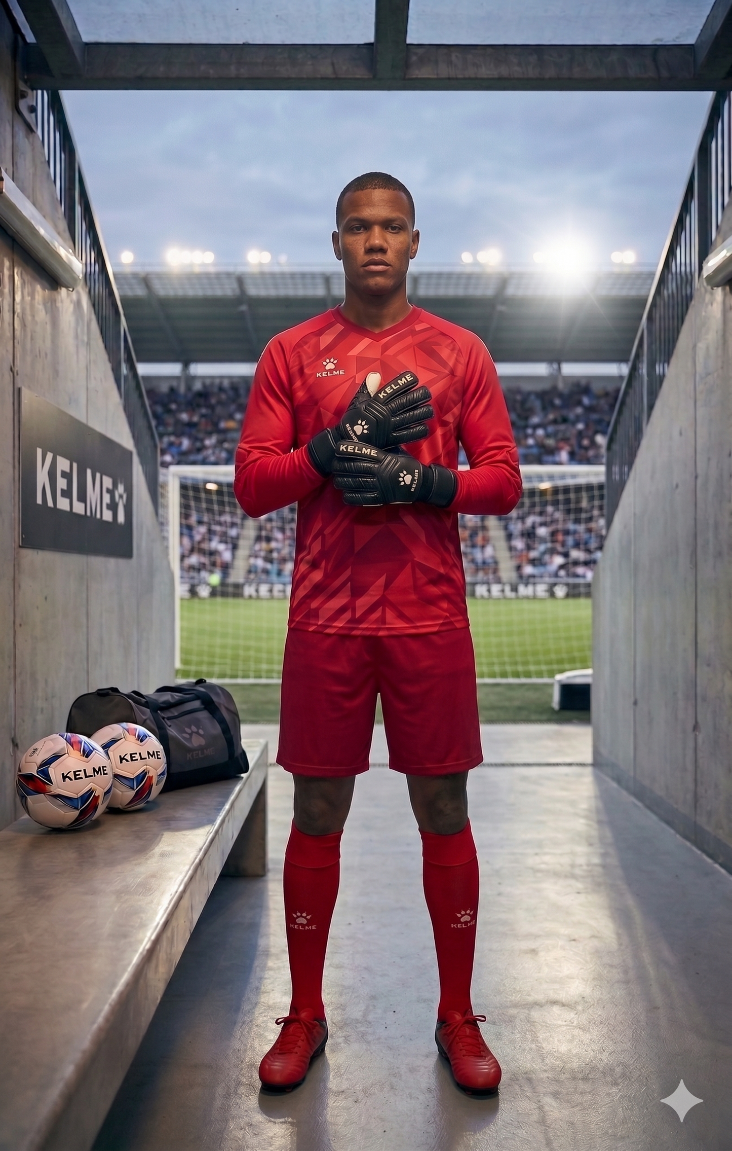 Panther L/S Goalkeeper Full Kit - Red