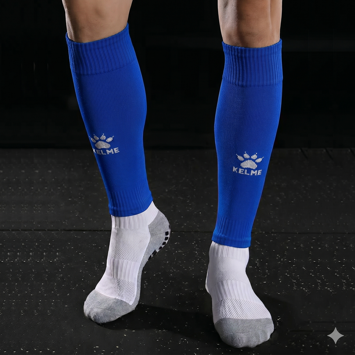 Kelme Football Sock Sleeves - Royal