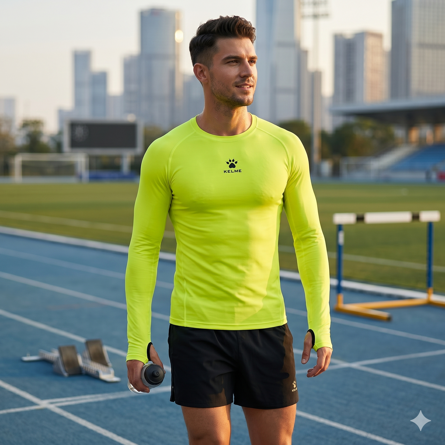 Thermical Long Sleeve Baselayer - Neon Yellow