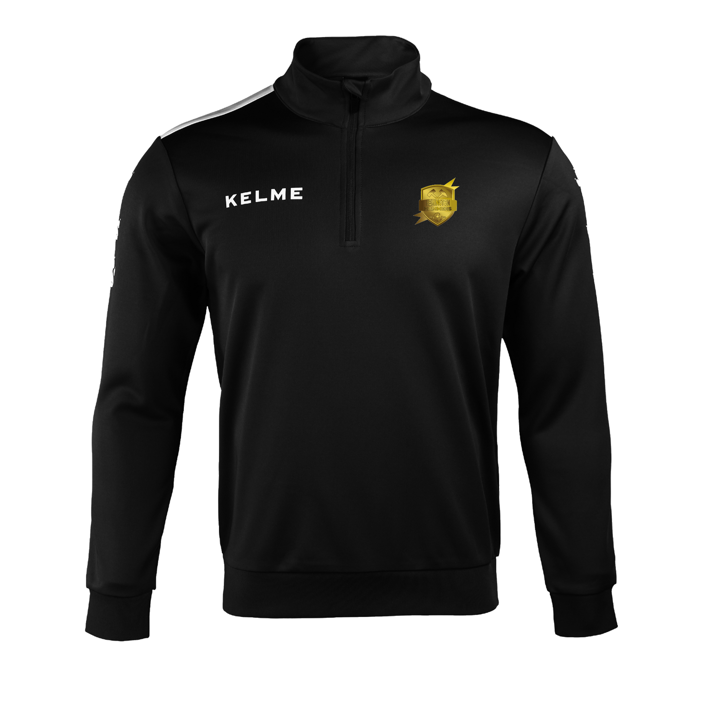 Hemington Hammers Half Zip Sweatshirt- ADULT players Geomatters Sponsor