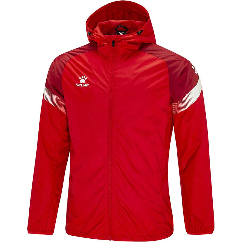 Warrior Rain Jacket- Red/White