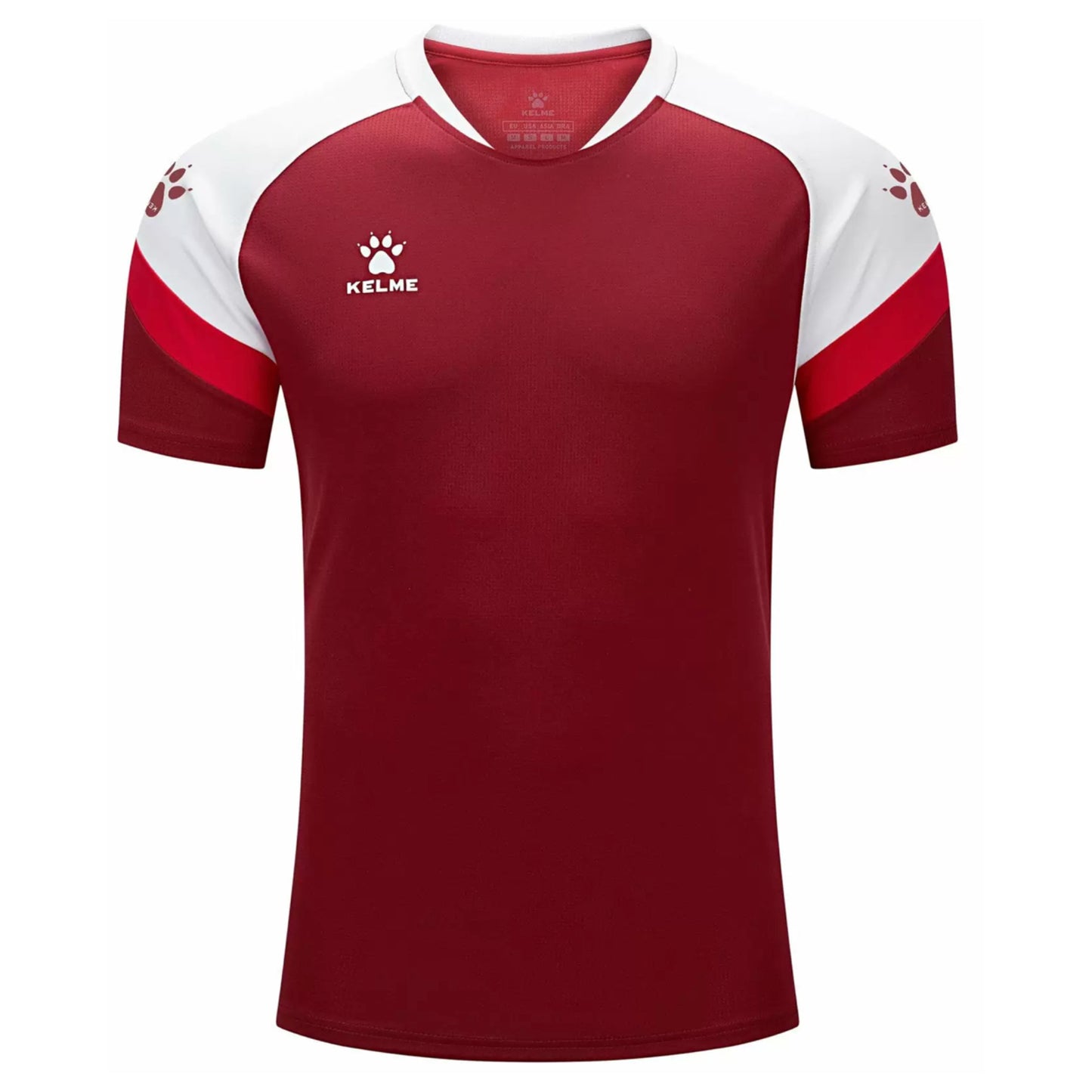 Triton S/S Jersey- Burgundy/White