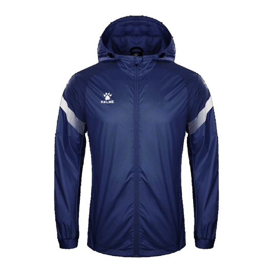 Warrior Adult Rain Jacket - Navy/White