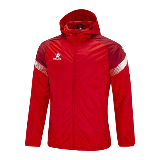 Warrior Adult Rain Jacket - Red/White