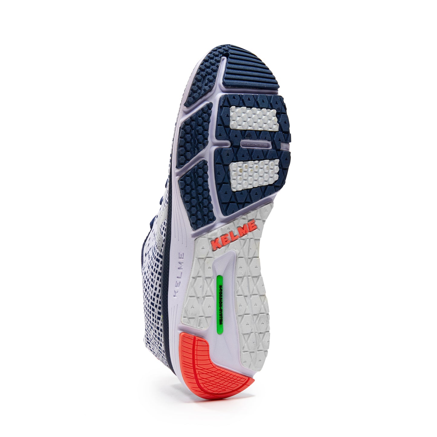 K Cushion 1.0 Knit Running Shoes- White/Navy