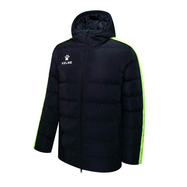 New Street Parka Jacket - Black / Neon Yellow